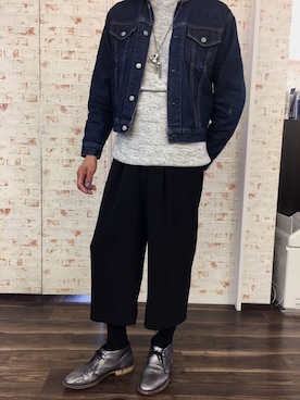 「HUGO BOSS（ヒューゴボス）のアイテム（スリッポン）」を使った、nobuさん（メンズ・178cm）の春コーディネート