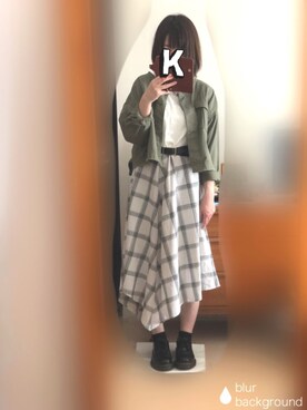 Kaya→さん（レディース・161cm）の夏コーディネート