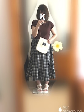 Kaya→さん（レディース・161cm）の夏コーディネート