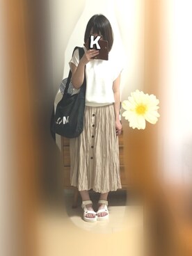 Kaya→さん(レディース・161cm)の夏コーディネート