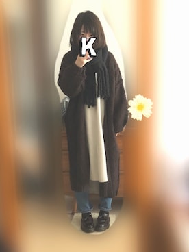 Kaya→さん（レディース・161cm）の冬コーディネート