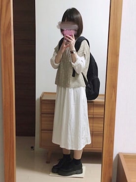 「DOOPZ（ドープス）のアイテム」を使った、Kaya→さん（レディース・161cm）の春コーディネート