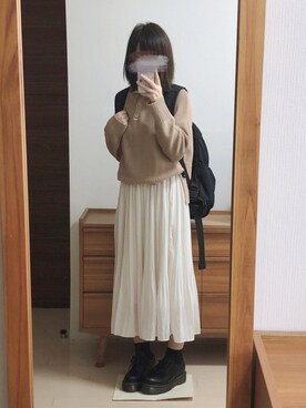「DOOPZ（ドープス）のアイテム」を使った、Kaya→さん（レディース・161cm）の春コーディネート