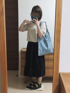 Kaya→さん（レディース・161cm）の夏コーディネート