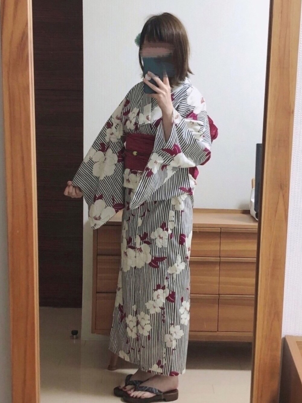 その他の浴衣を着用したレディースの夏コーディネートの1枚目の写真