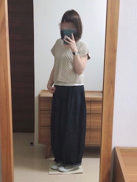 Kaya→さん（レディース・161cm）の夏コーディネート