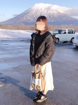 「chocomee（チョコミー）のアイテム（ニット/セーター）」を使った、Kaya→さん（レディース・161cm）の秋コーディネート