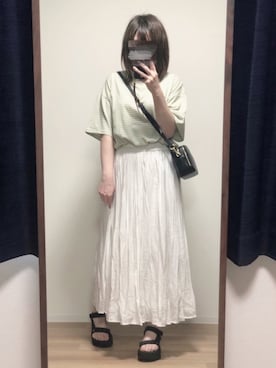 「Teva（テバ）のTeva / プラットフォーム ユニバーサル（サンダル）」を使った、Kaya→さん（レディース・161cm）の春コーディネート