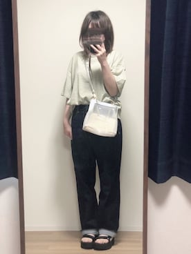 「Teva（テバ）のTeva / プラットフォーム ユニバーサル（サンダル）」を使った、Kaya→さん（レディース・161cm）の夏コーディネート