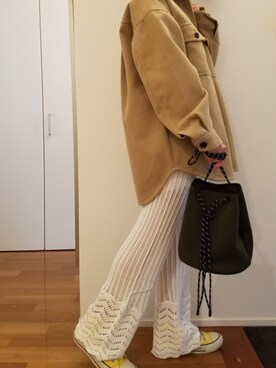 「シャーベットカラー」｜chibi40さん（レディース・153cm）の冬コーディネート