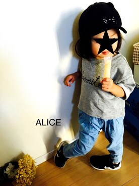 ALICE★さん(キッズ・90cm)の秋コーディネート