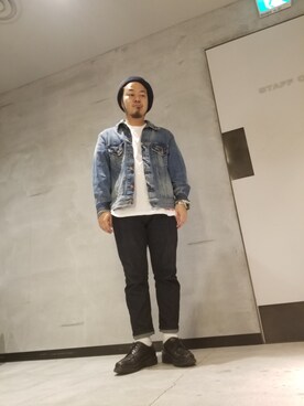 「DIESEL OSAKA」｜「アイテム（ジャケット/アウター）」を使った、utさん（メンズ・160cm）の冬コーディネート