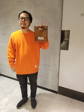 「DIESEL OSAKA」｜utさん（メンズ・160cm）の春コーディネート