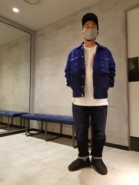 「DIESEL OSAKA」｜「アイテム（ジャケット/アウター）」を使った、utさん（メンズ・160cm）の夏コーディネート