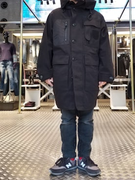 「DIESEL OSAKA」｜「アイテム（ジャケット/アウター）」を使った、utさん（メンズ・160cm）の冬コーディネート