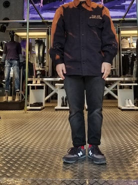 「DIESEL OSAKA」｜utさん（メンズ・160cm）の冬コーディネート