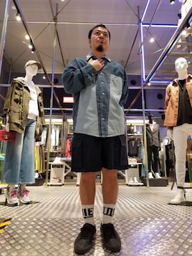 「DIESEL OSAKA」｜utさん（メンズ・160cm）の春コーディネート