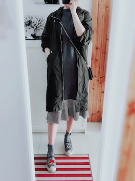 「TIME（タイム）のアイテム」を使った、kyoutaku さん（レディース・162cm）の春コーディネート