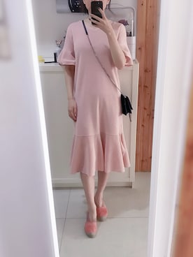 「MYne（マイン）のアイテム（ワンピース/ドレス）」を使った、kyoutaku さん（レディース・162cm）の夏コーディネート