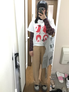 「MISBHV（ミスビヘイブ）のアイテム」を使った、Asuka🌝さん（レディース・157cm）の春コーディネート