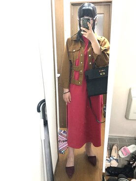 「カットオフ」｜「アイテム（ワンピース/ドレス）」を使った、Asuka🌝さん（レディース・157cm）の夏コーディネート