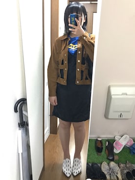 「ミックススタイル」｜「アイテム（チュニック）」を使った、Asuka🌝さん（レディース・157cm）の夏コーディネート