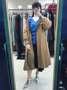 「アイテム（ブーツ、シルバー系）」を使った、Asuka🌝さん（レディース・157cm）の秋コーディネート