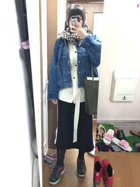 「ファースヌード」｜Asuka🌝さん（レディース・157cm）の秋コーディネート