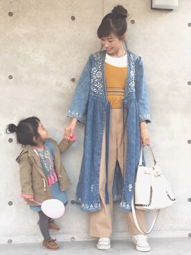 「FREAK'S STORE（フリークスストア）のアイテム（チョーカー）」を使った、iori0319さん（レディース・161cm）の春コーディネート