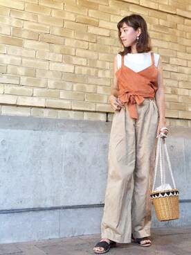 iori0319さん（レディース・161cm）の夏コーディネート