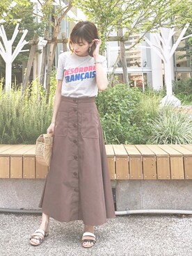 iori0319さん（レディース・161cm）の夏コーディネート