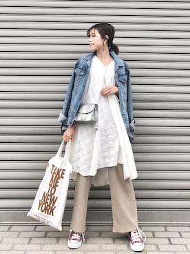 iori0319さん（レディース・161cm）の春コーディネート