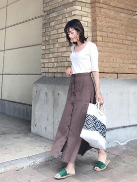 iori0319さん（レディース・161cm）の春コーディネート