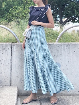 iori0319さん（レディース・161cm）の夏コーディネート