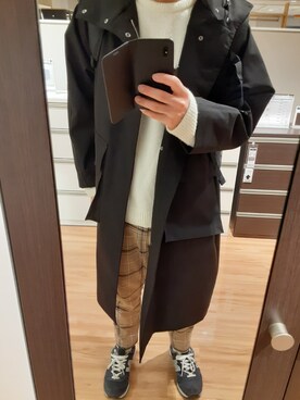 「HARE（ハレ）のアイテム（その他アウター）」を使った、mimuniiさん（メンズ・177cm）の冬コーディネート