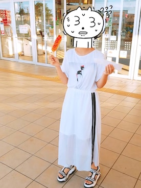 「アイテム（サンダル）」を使った、なのめゆさん（レディース・60cm・10代）の秋コーディネート