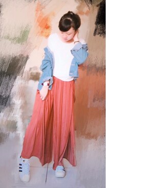 雯雯さん（レディース・153cm）の夏コーディネート