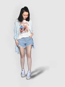 雯雯さん（レディース・153cm）の秋コーディネート