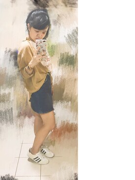 雯雯さん（レディース・153cm）の秋コーディネート