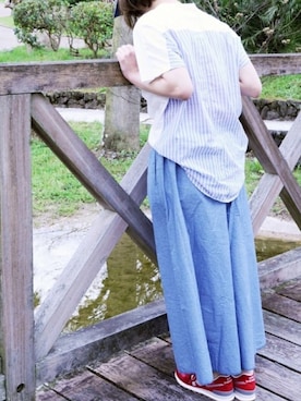 「Born（ボーン）のアイテム」を使った、OLD BETTY'Sさん（レディース・168cm）の夏コーディネート