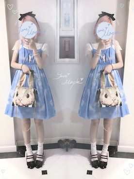 「AHCAHCUM.muchacha（アチャチュムムチャチャ）のアイテム（バッグ）」を使った、小爱AIRA_さん（レディース・165cm）の夏コーディネート