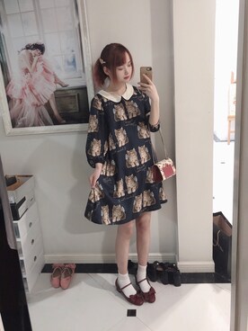 「Kawaii」｜「アイテム（ワンピース/ドレス）」を使った、小爱AIRA_さん（レディース・164cm）の夏コーディネート