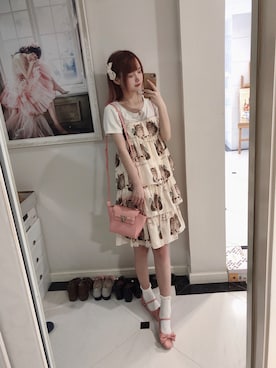 「Kawaii」｜「アイテム（ワンピース/ドレス）」を使った、小爱AIRA_さん（レディース・164cm）の夏コーディネート