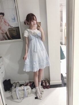 「Kawaii」｜「アイテム（ワンピース/ドレス）」を使った、小爱AIRA_さん（レディース・164cm）の夏コーディネート