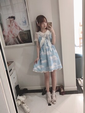 「Kawaii」｜「アイテム（ワンピース/ドレス）」を使った、小爱AIRA_さん（レディース・164cm）の夏コーディネート
