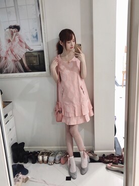 「Kawaii」｜「アイテム（ワンピース/ドレス）」を使った、小爱AIRA_さん（レディース・164cm）の秋コーディネート