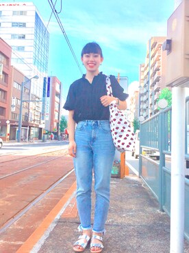 「KANSAI YAMAMOTO」｜Haru さん（レディース・151cm）の夏コーディネート