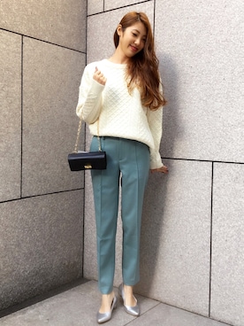 「PotioR（ポティオール）のアイテム」を使った、eriさん（レディース・158cm）の冬コーディネート