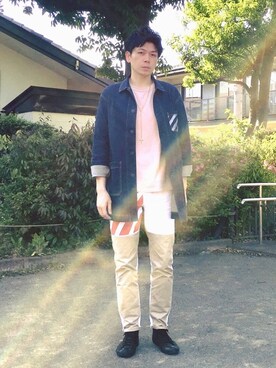 「肌ウーノ」｜中瀬敦さん（メンズ・188cm）の春コーディネート