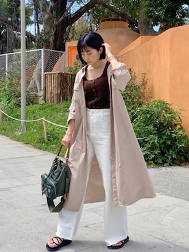 太元🤍🇹🇼さん（レディース・161cm）の春コーディネート